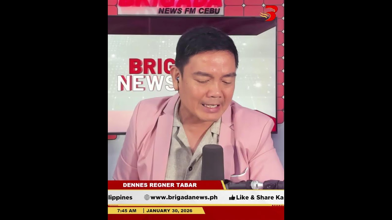 𝐁𝐑𝐈𝐆𝐀𝐃𝐀 𝐍𝐄𝐖𝐒𝐂𝐀𝐒𝐓 JANUARY 30, 2026 | FRIDAY 90.7 BRIGADA NEWS FM CEBU