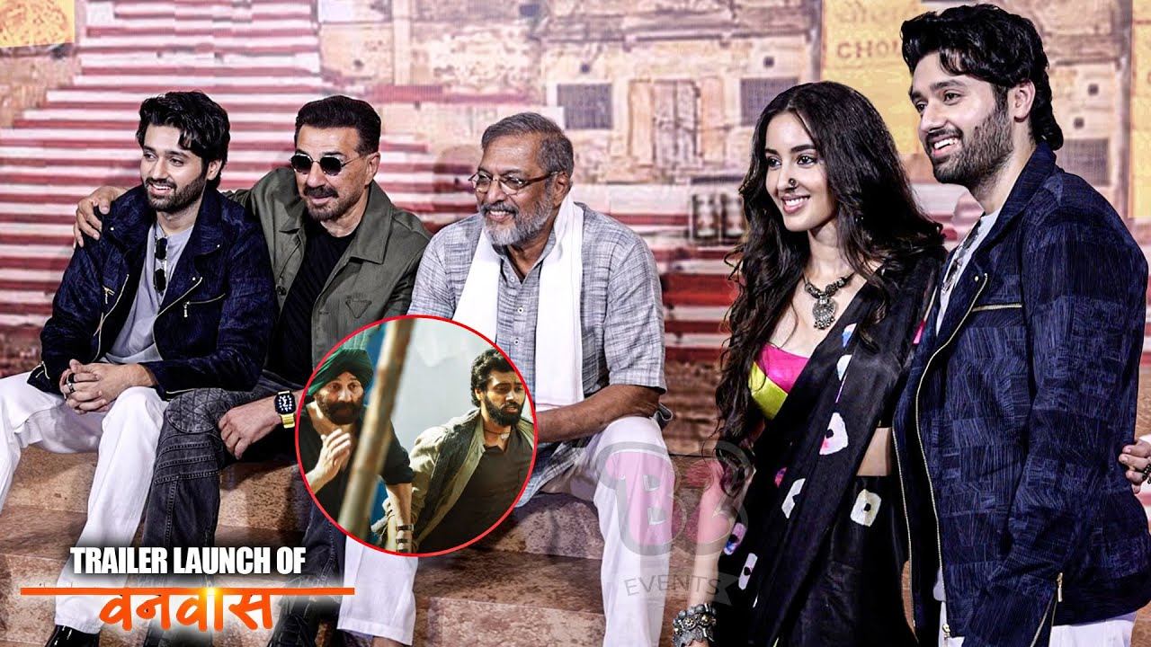 Gadar 2 Starcast Reunion Moment At Vanvaas Trailer Launch | Sunny Deol | Utkarsh Sharma |Simrat Kaur