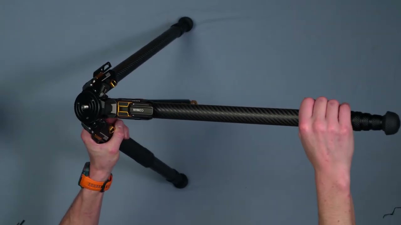ASMR Unboxing Coman T1 snap open tripod