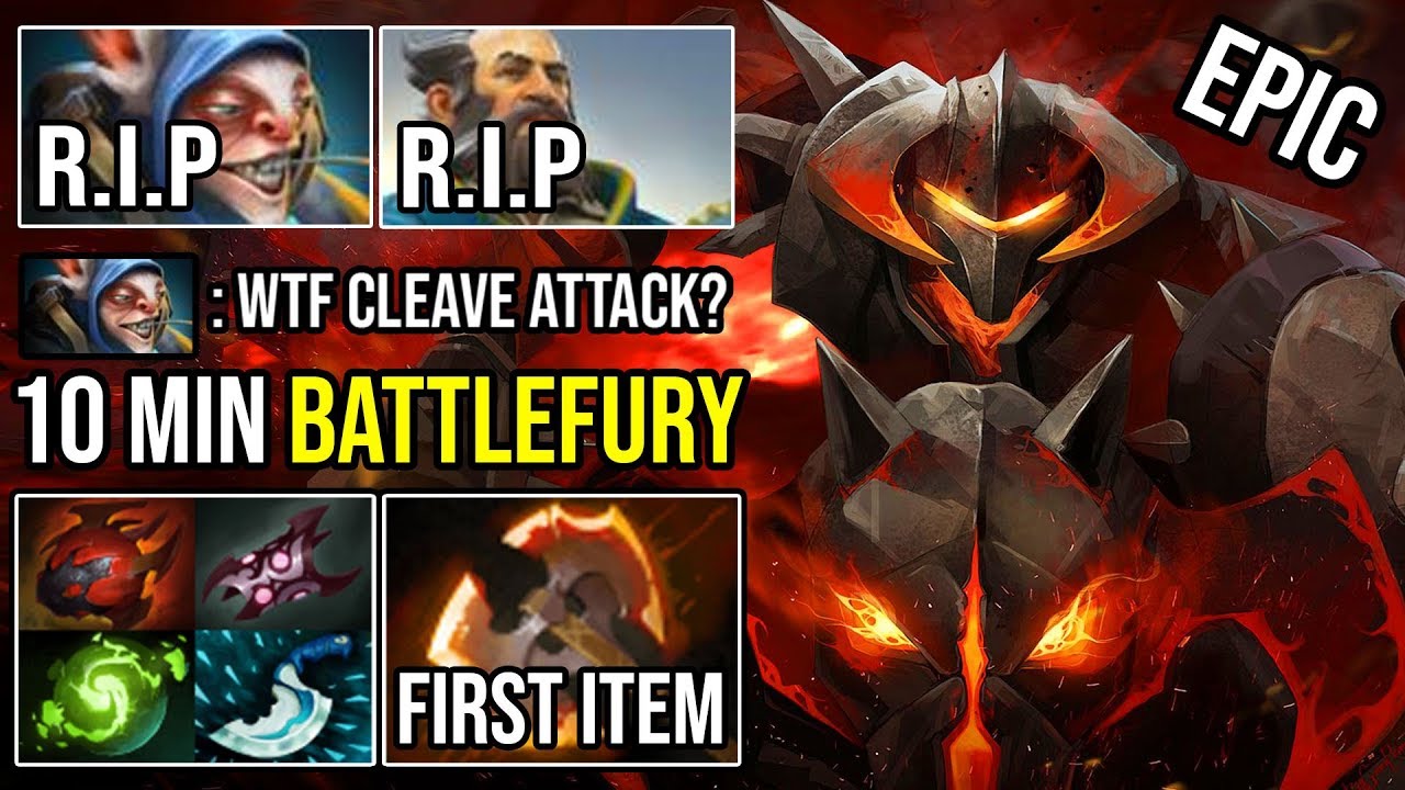 NEW 7.22h Cancer to Destroy Meepo with 10Min Battlefury Chaos Knight 1Hit K.O illusions Cleave DotA2