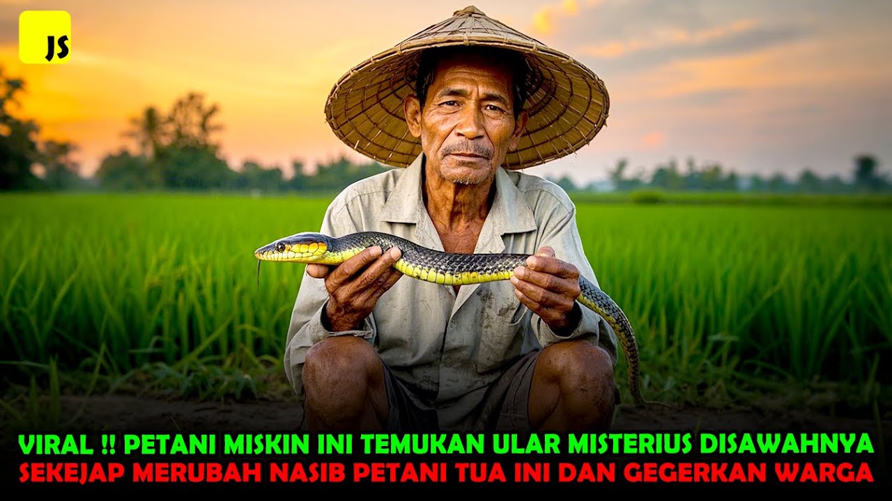 VIRAL !! CUMA NIAT BANTU ULAR TERJEPIT, PETANI INI MENDAPAT BALASAN YANG TAK TERDUGA