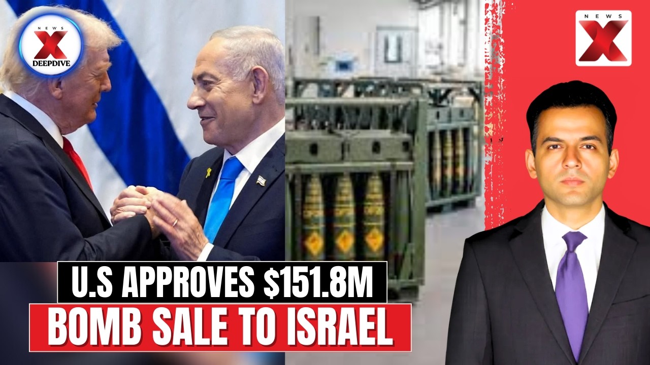 U.S Approves $151.8M Bomb Sale To Israel | What Is It And How Will It Help? | Newsx Deepdive
