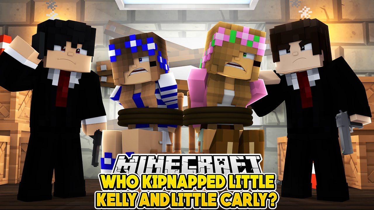 SAVING LITTLE KELLY AND LITTLE CARLY FROM THE KIDNAPPERS!! Minecraft Custom Roleplay | w/Raven |