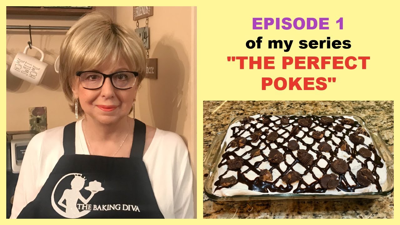 Presenting  EPISODE 1 Of My New Series THE PERFECT POKES! REESE'S PEANUT BUTTER CUP POKE CAKE!