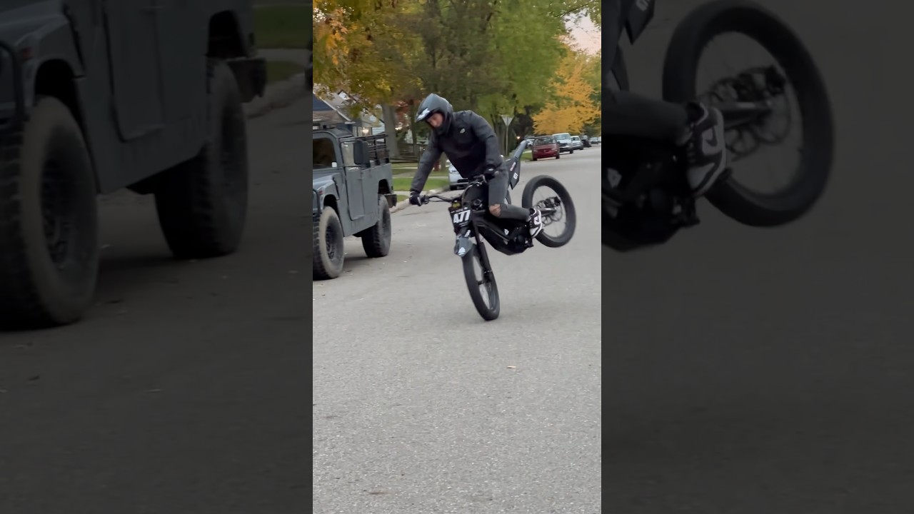 Stoppies on the maguras 