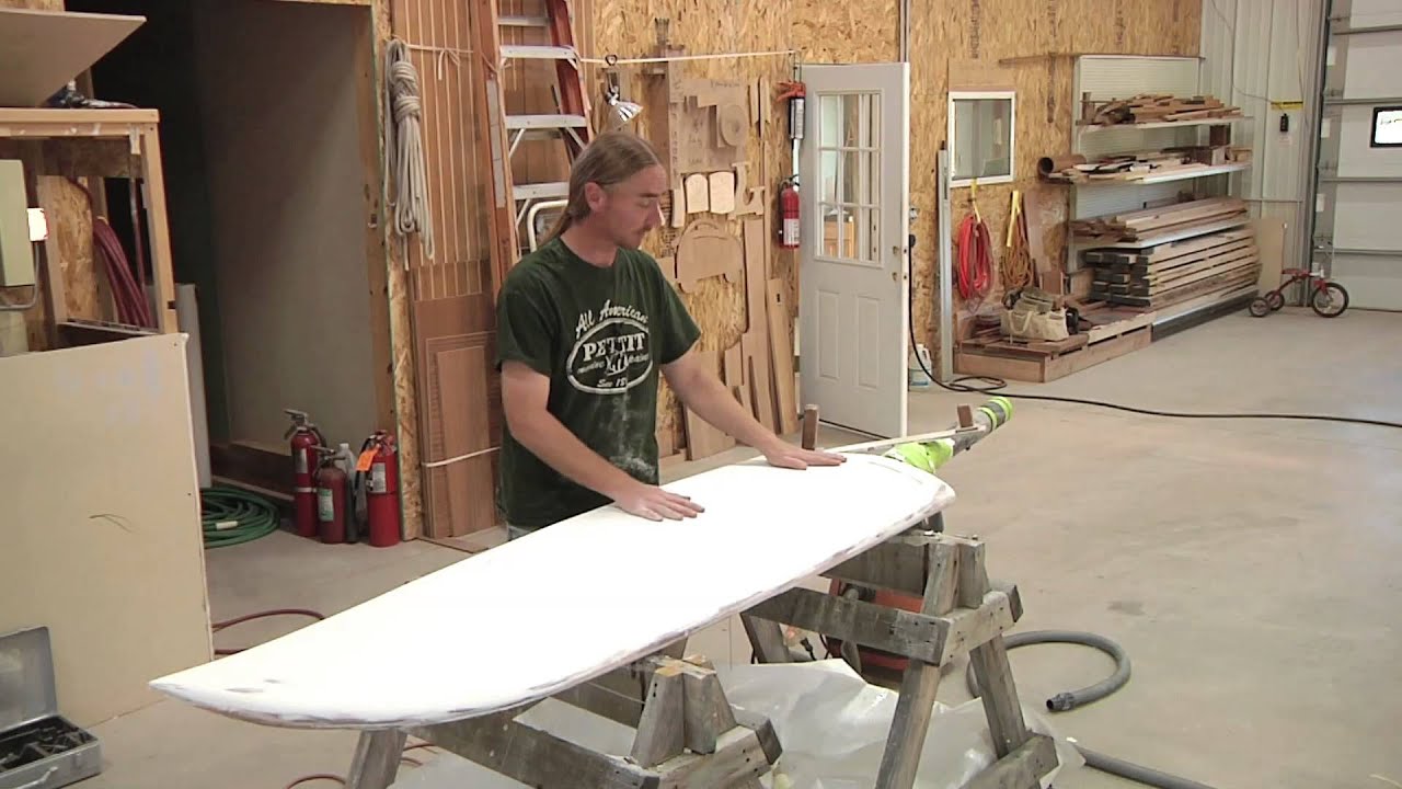 Rebuilding A Foam Cored Rudder Part 4~ Fairing With Pettit EZ-Fair
