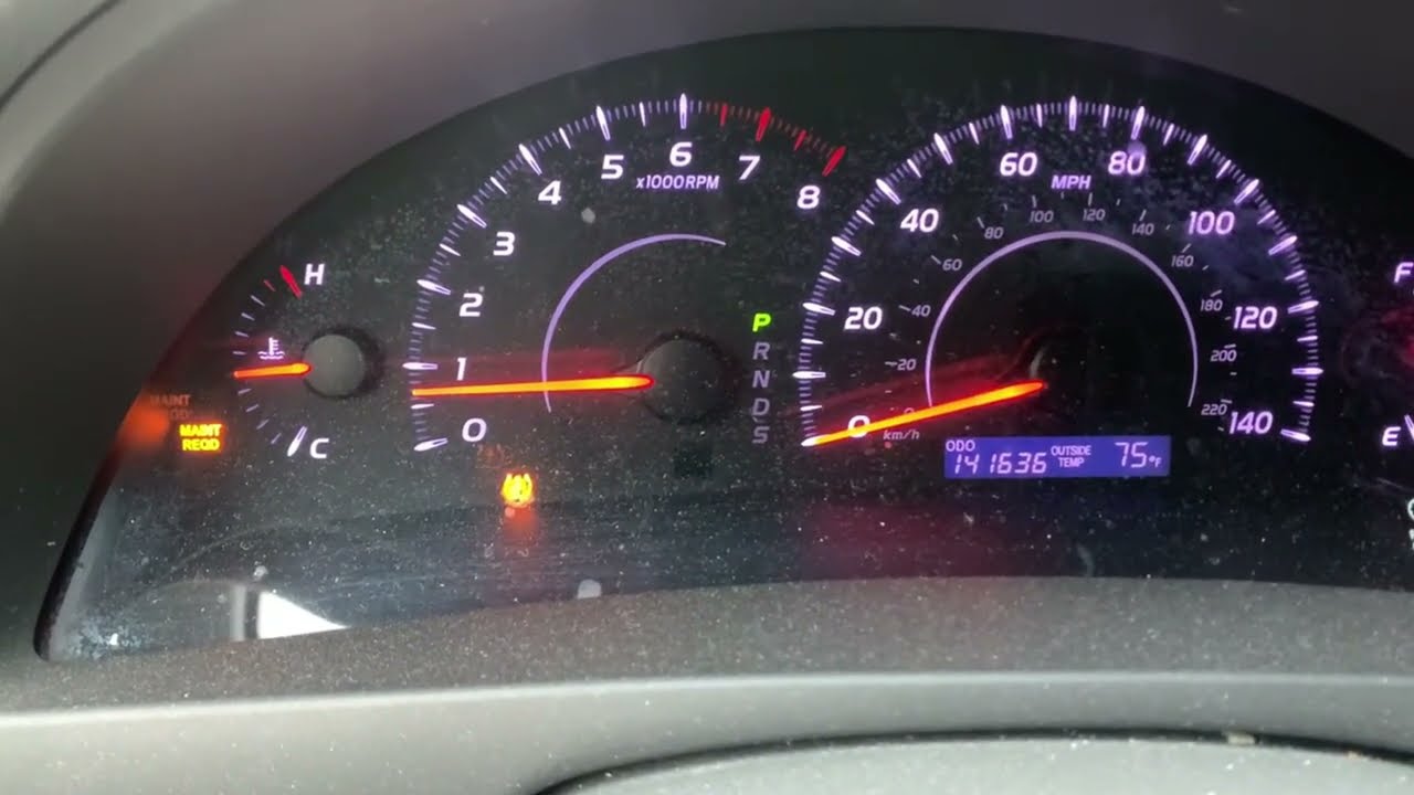 КАК СБРОСИТЬ КОНТРОЛЬ ДАВЛЕНИЯ В ШИНАХ TOYOTA CAMRY 2006-2017 СБРОС TPMS 