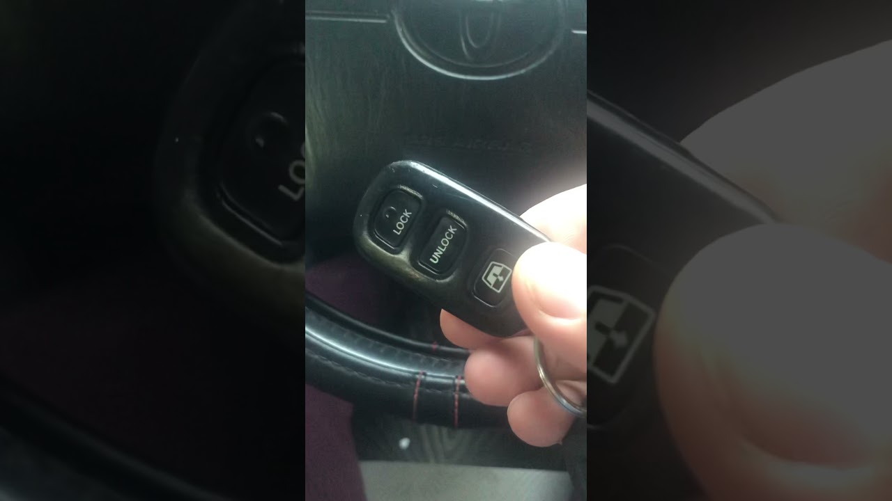 1999-2002  4Runner 3rd gen key fob programming with a failing door actuator