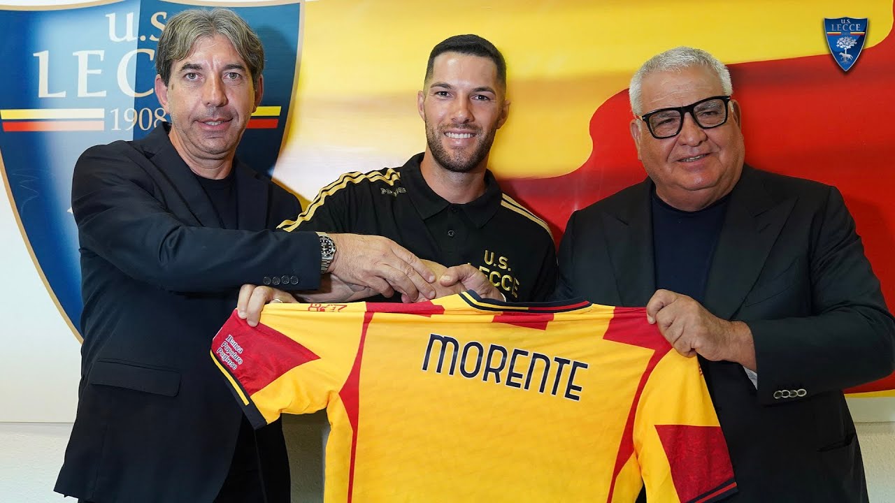 U.S. Lecce: Conferenza stampa di presentazione di Tete Morente