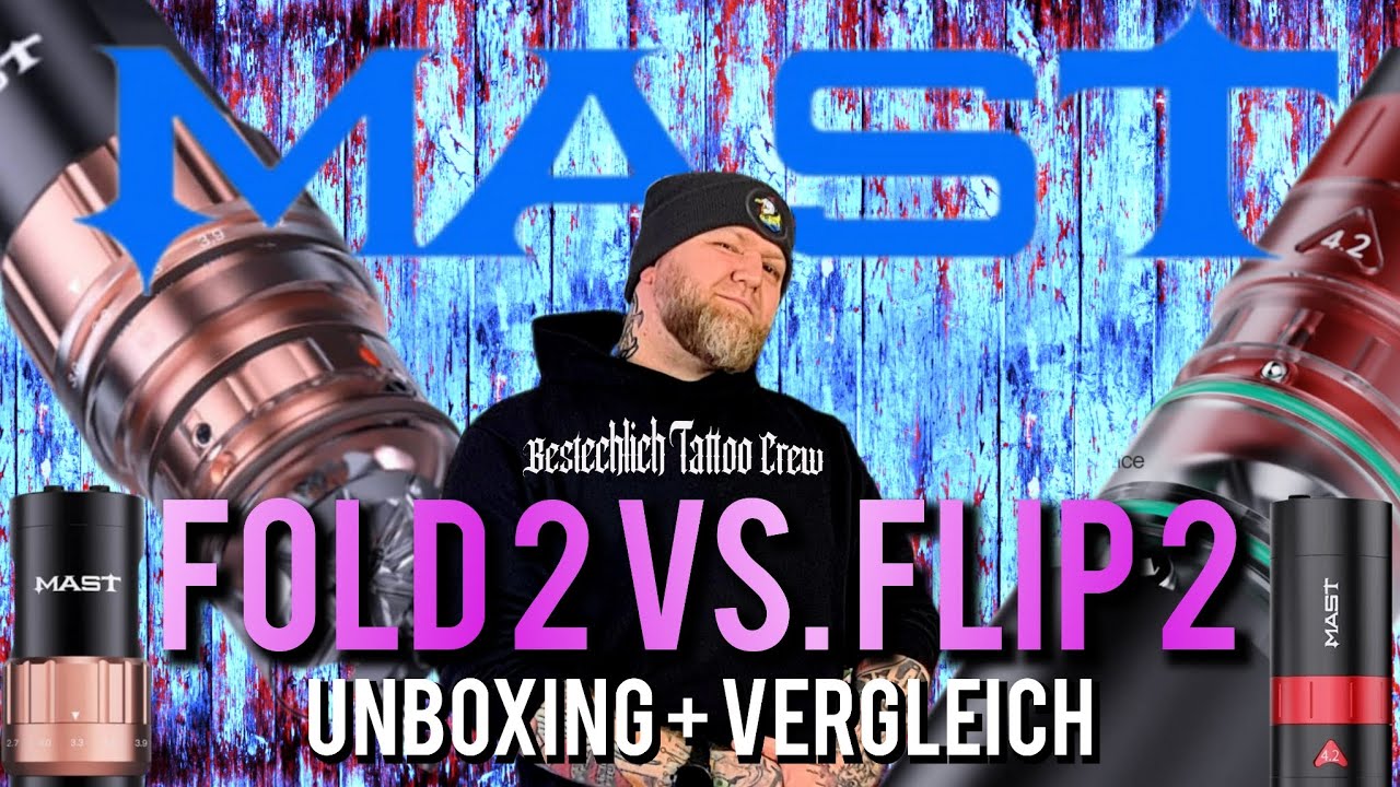 Mast Fold 2 vs. Mast Flip 2 - Unboxing und Vergleich