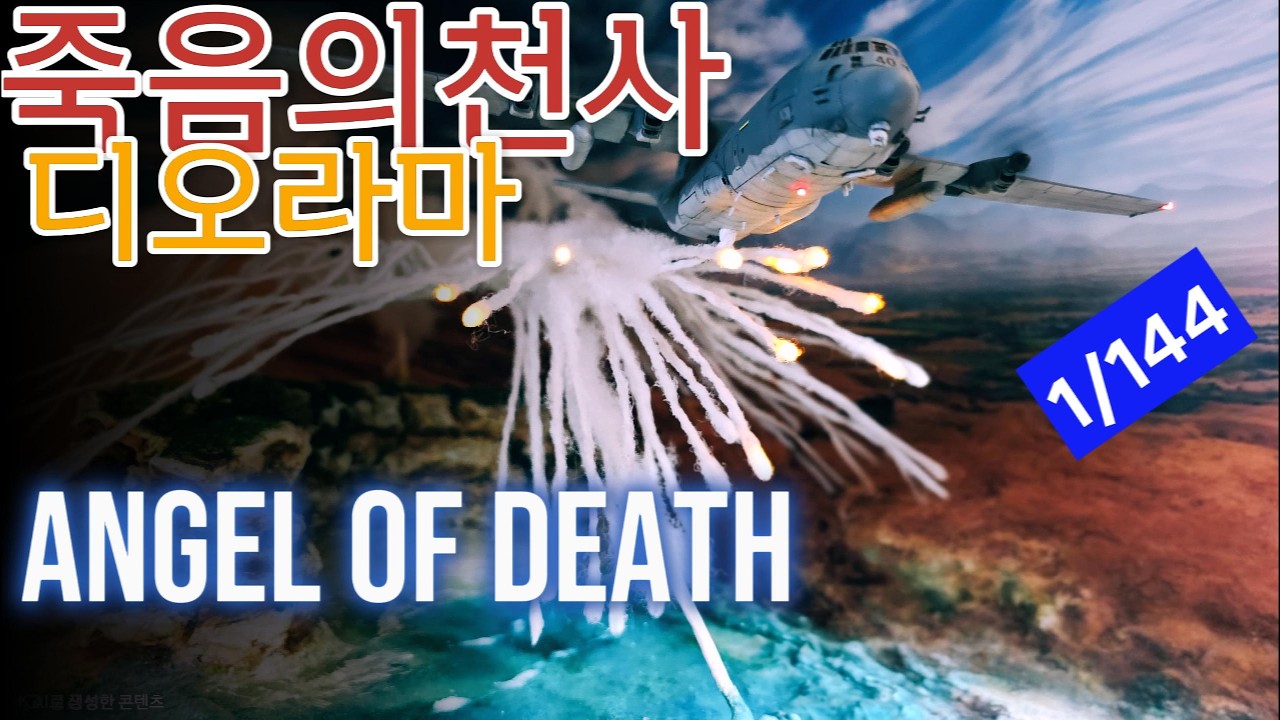 죽음의 천사 디오라마 제작기 ✈️ C-130 & AC-130 플레어 효과 구현_Angel of Death