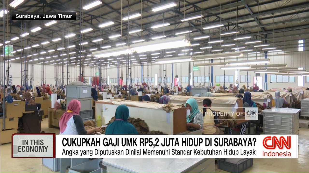 Cukupkah Gaji UMK Rp5,2 Juta Hidup di Surabaya?