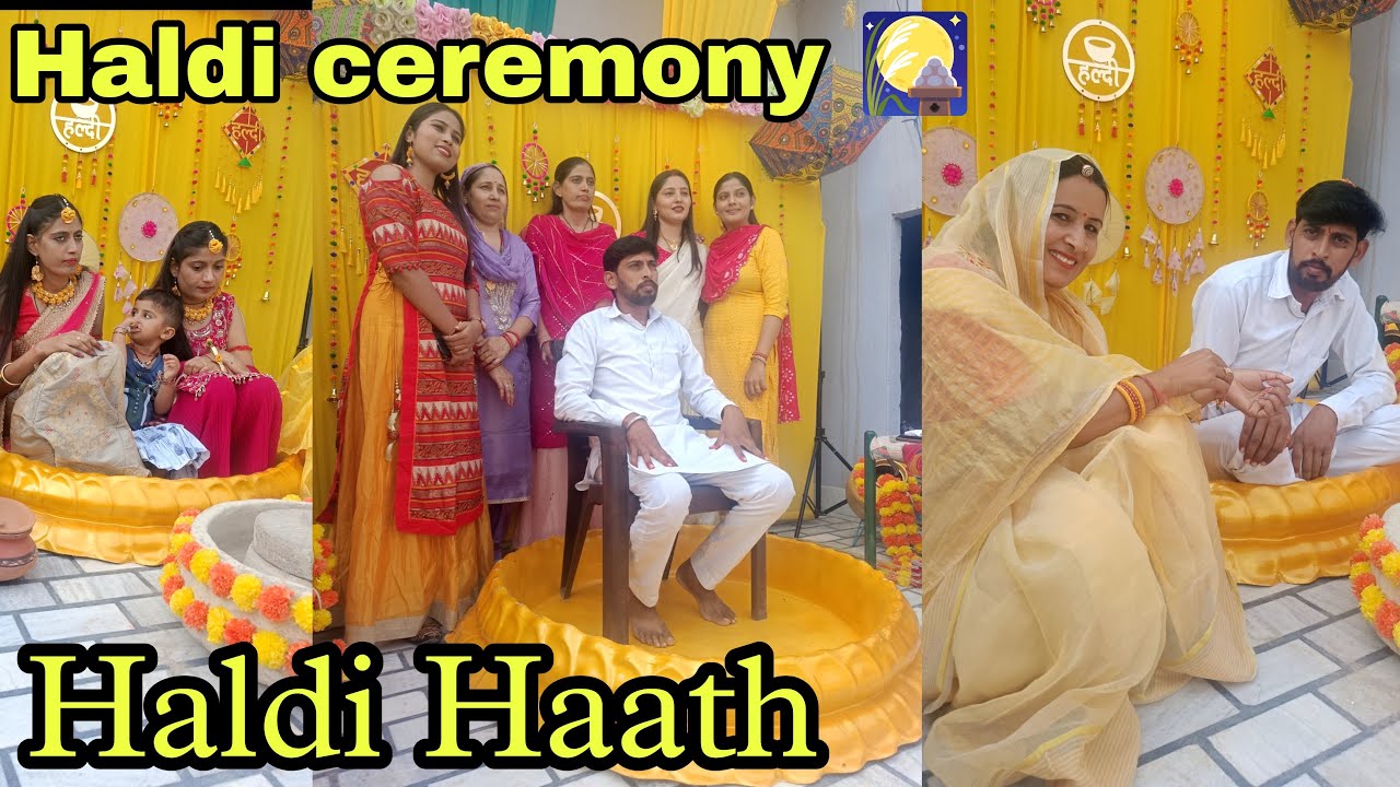 Haldi Haath || Haldi ceremony 🎑🎑 || Daily Routine Vlog Desi Jivan Cow Milking || Shadi vlogs