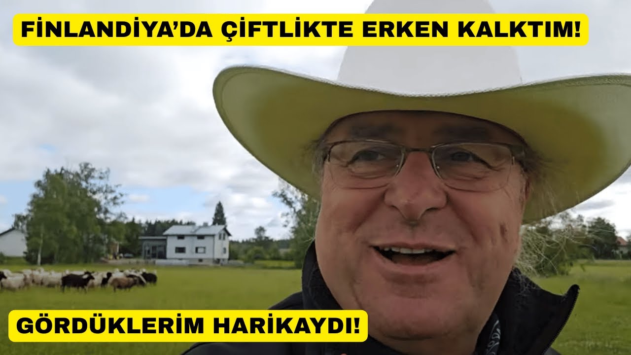 Finlandiya'da Çiftlikte Erkenden Kalktım! Gördüklerim Harikaydı!