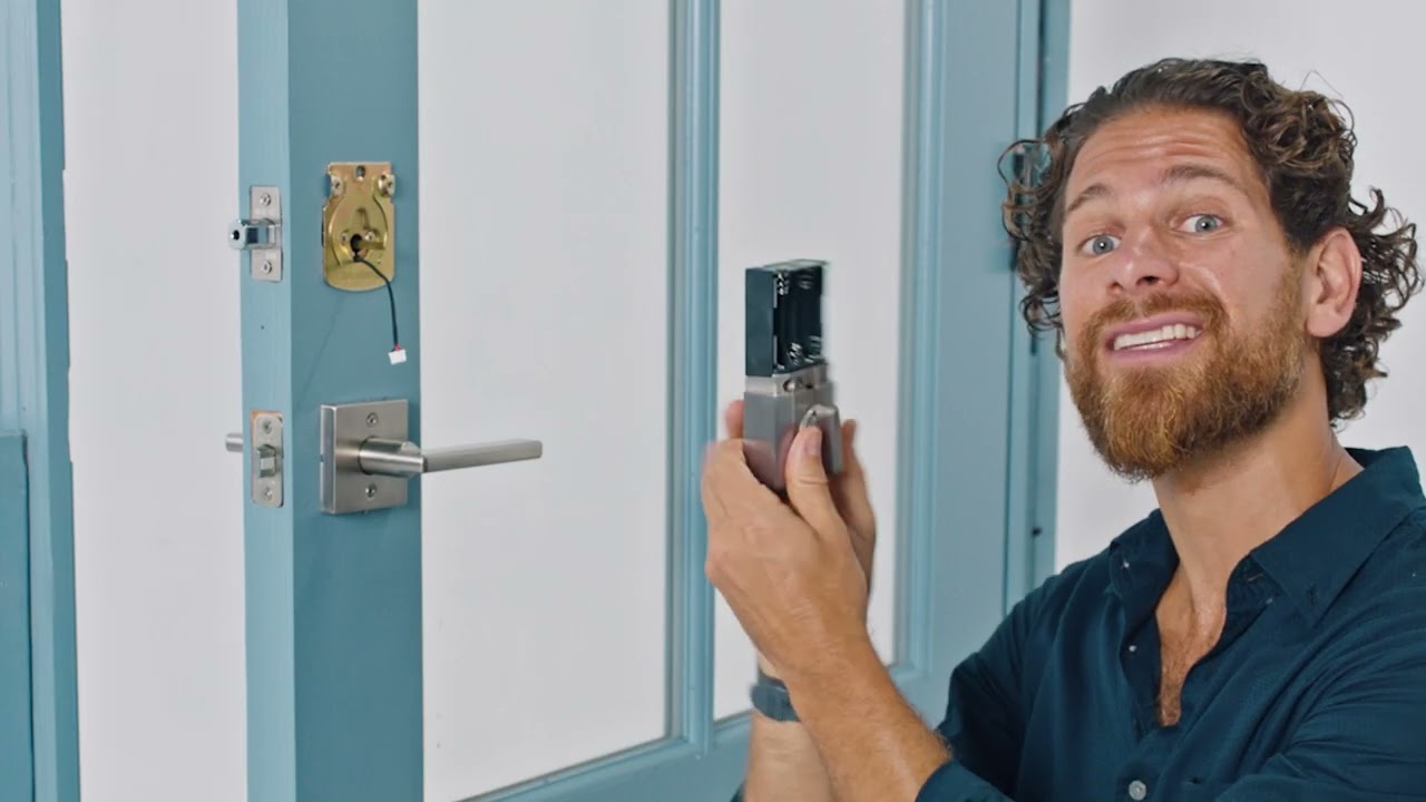 How to Install Weiser's Smartcode Touchpad Electronic Lock