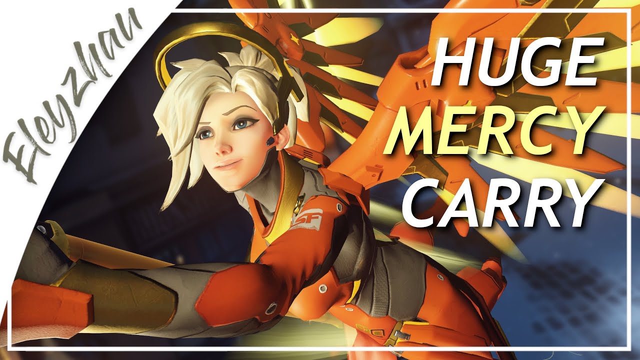 Huge Mercy Carry? 0 deaths, 12 resurrects - Mercy Season 25 (Overwatch)