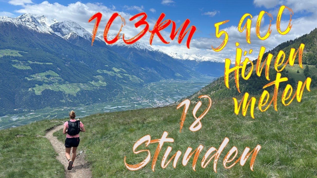 Vinschger Höhenweg Trailrun - 103km|5.900 Höhenmeter|18h| Anna und ich lassen es krachen! #speedup
