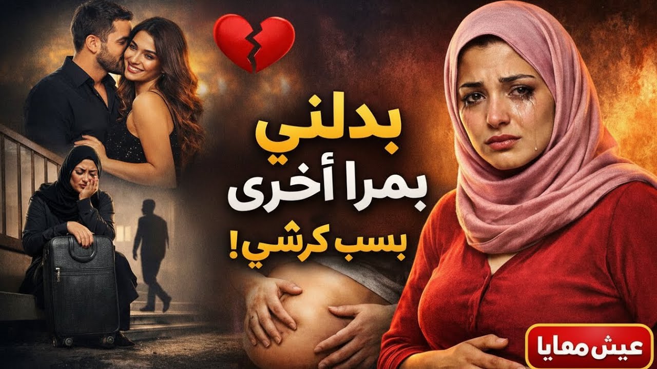 كرشي دمّرت ليا حياتي…و راجلي طردني وجاب عليّ وحدة، ولكن رجع كيبكي ملي شاف كفش ولّيت💔😱