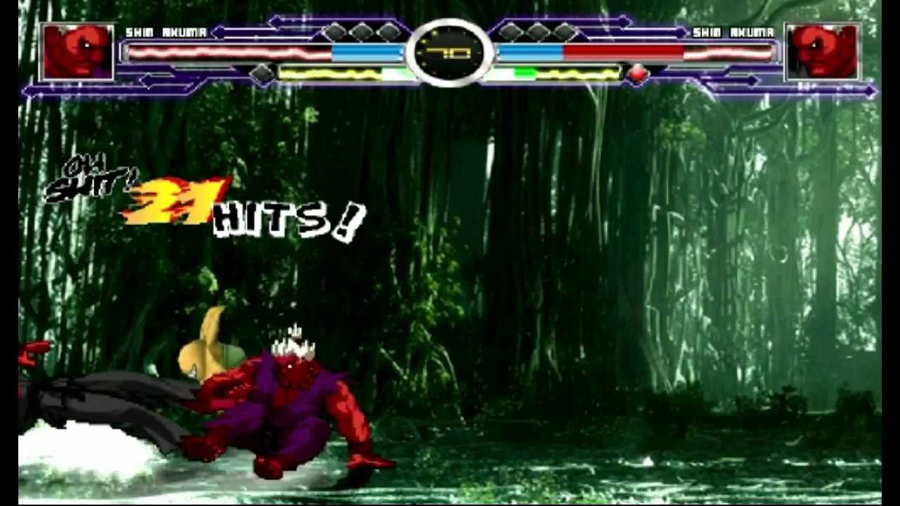 ShinSmoke's MUGEN: Pots Shin Gouki(me) vs Pots Shin Gouki(ShinSmoke AI)