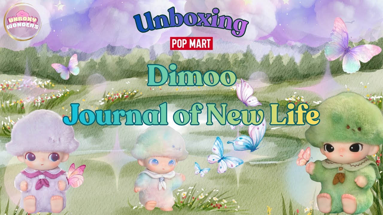 ✨ Unboxing Pop Mart | Dimoo | Journal of New Life ASMR ✨