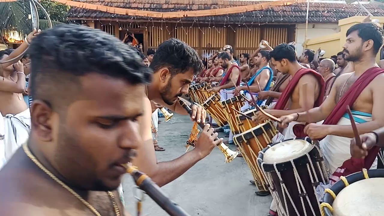 Indian classical music chembada melam ഉദയൻ നമ്പൂതിരിയുടെ ചെമ്പട മേളം