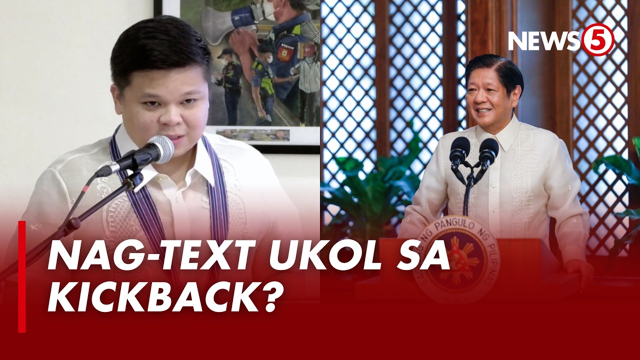 Rep. Erice: PBBM at Ex-Usec. Bersamin, nagpalitan umano ng text kaugnay ng kickback sa flood control