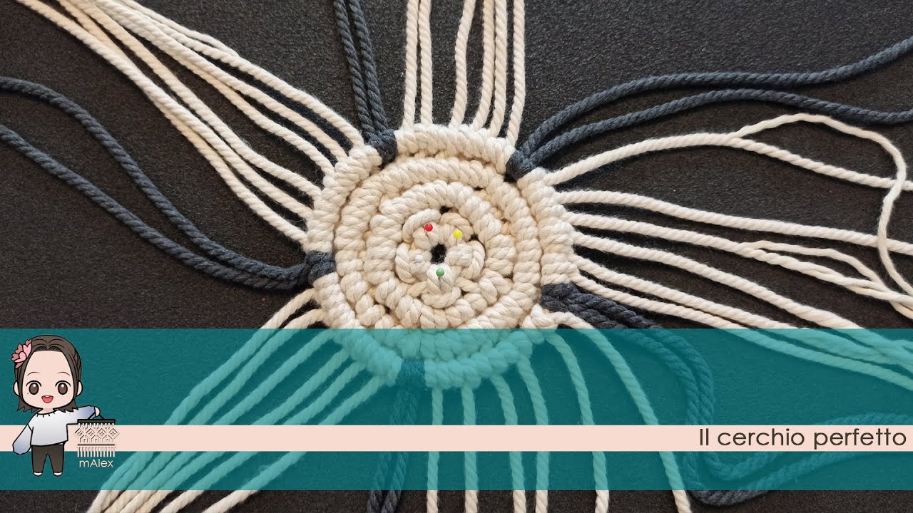 Scuola di macramè: come fare un cerchio perfetto!