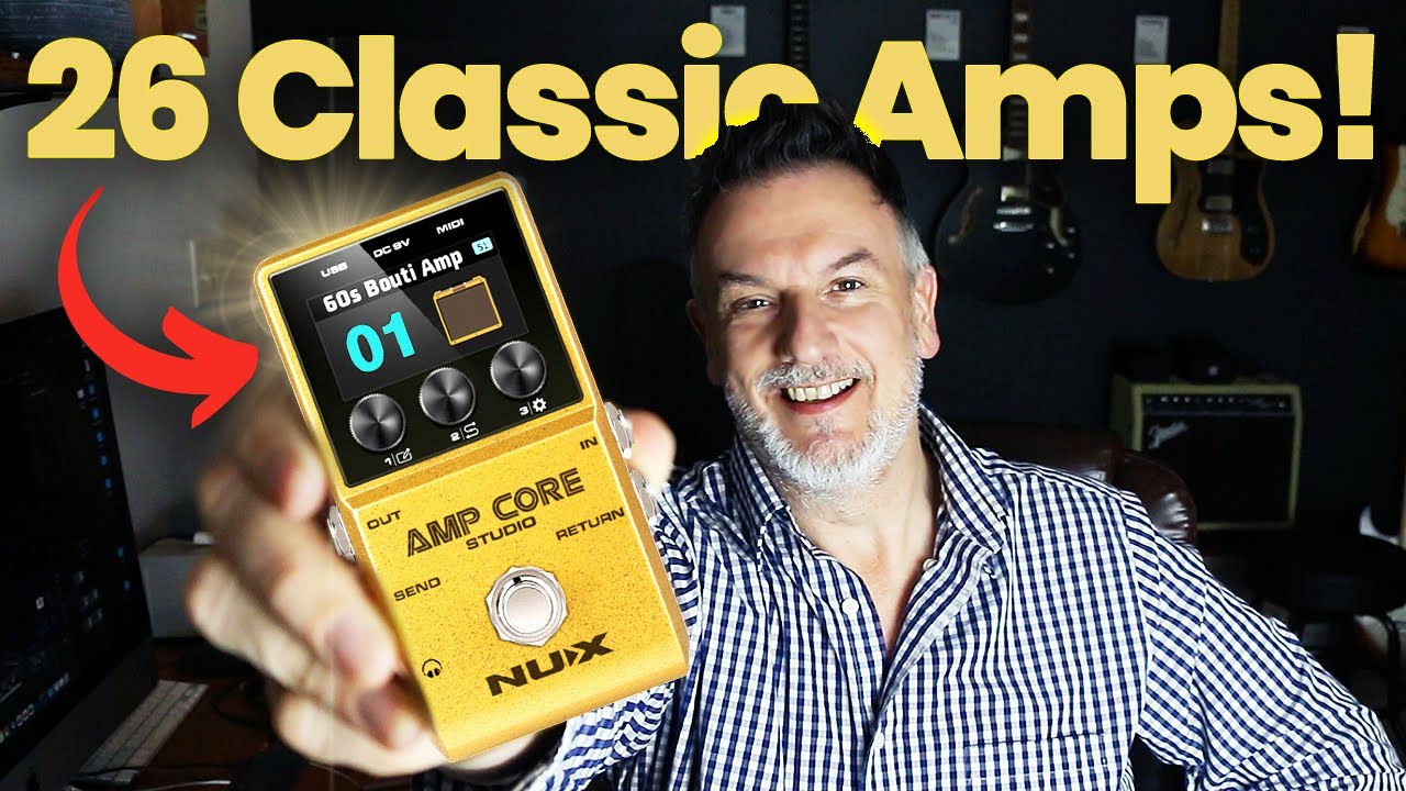 NUX Amp Core Studio! 26 классических усилителей в одной ПЕДАЛИ!
