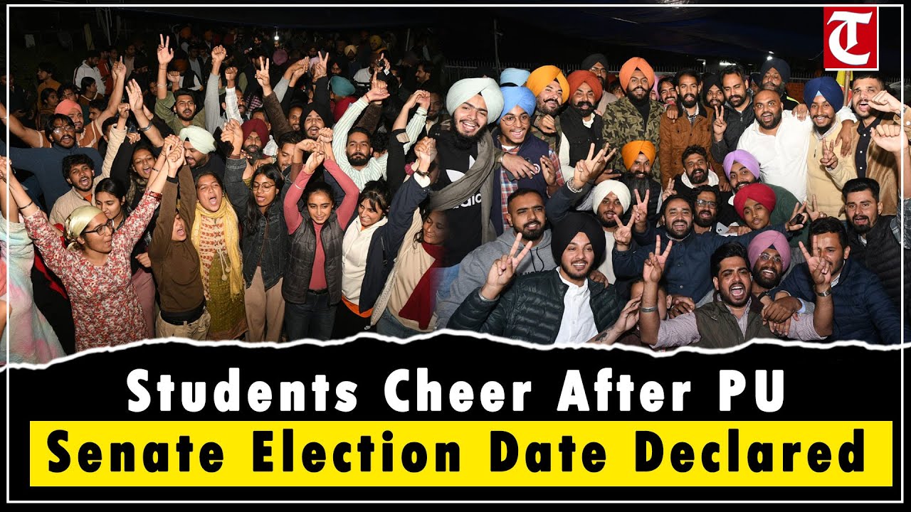 Panjab University Students Celebrate as Senate Election Date Finally Announced in Chandigarh