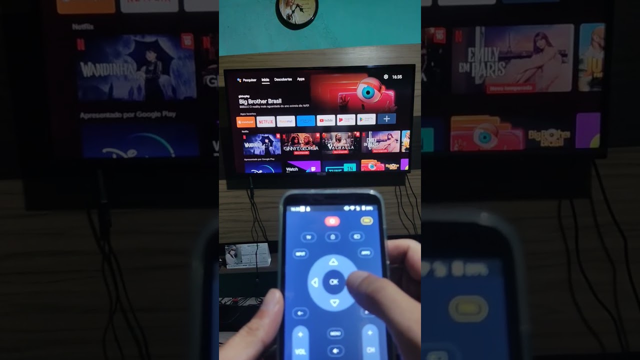 Controlando o MI TV STICK pelo Celular com Controle Remoto Android TV