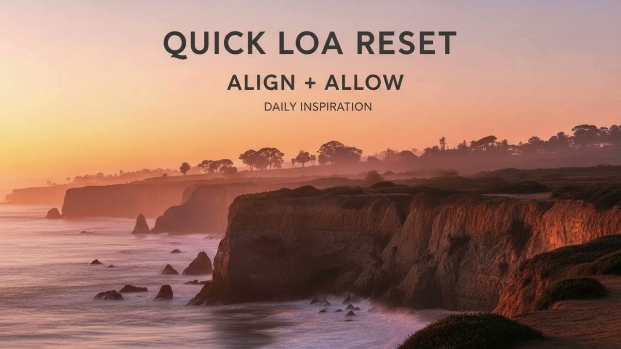 Quick Reset | Align + Allow. Law of Attraction (Everything Is Always Working Out for Me)