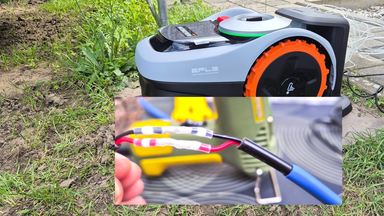 Segway Navimow i105E Zuleitung Stromversorgung kürzen aber Finger weg von China Lötverbindern!