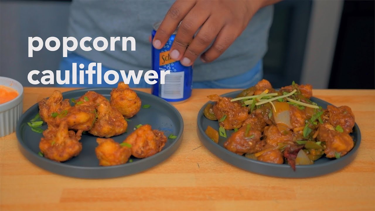 Beer Battered Spicy Popcorn Cauliflower everyone should try | Indian - Chinese