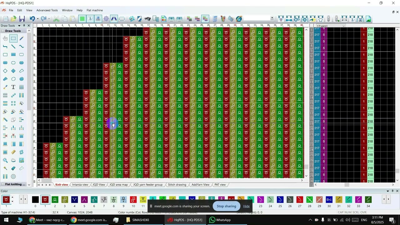 jacquard programming 🇧🇩01822955880 C-15 জ্যাকার্ড প্রোগ্রাম jacket machine hqpds program pattern