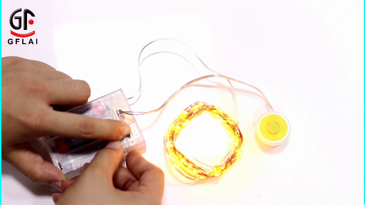 3AA Battery Operated LED Fairy String Lights Timer TRY ME Function Holiday Crafts Decoration