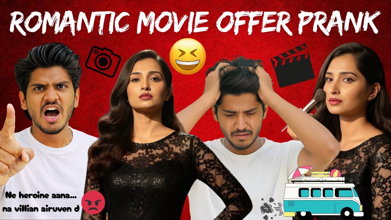 Moviela Romantic scene nadika poren prank💃😆✨