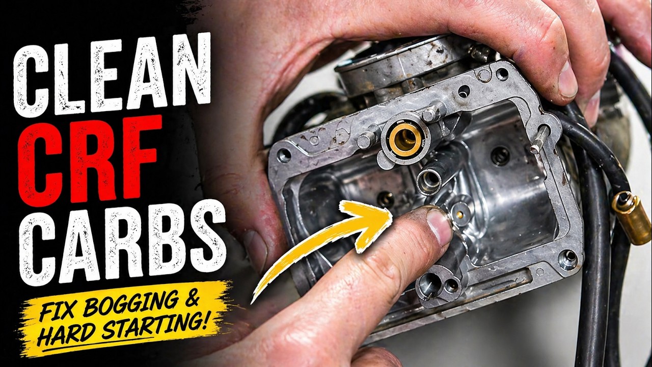 How to clean Honda CRF Carbs - FCR Flatslide - Parts and tools in description