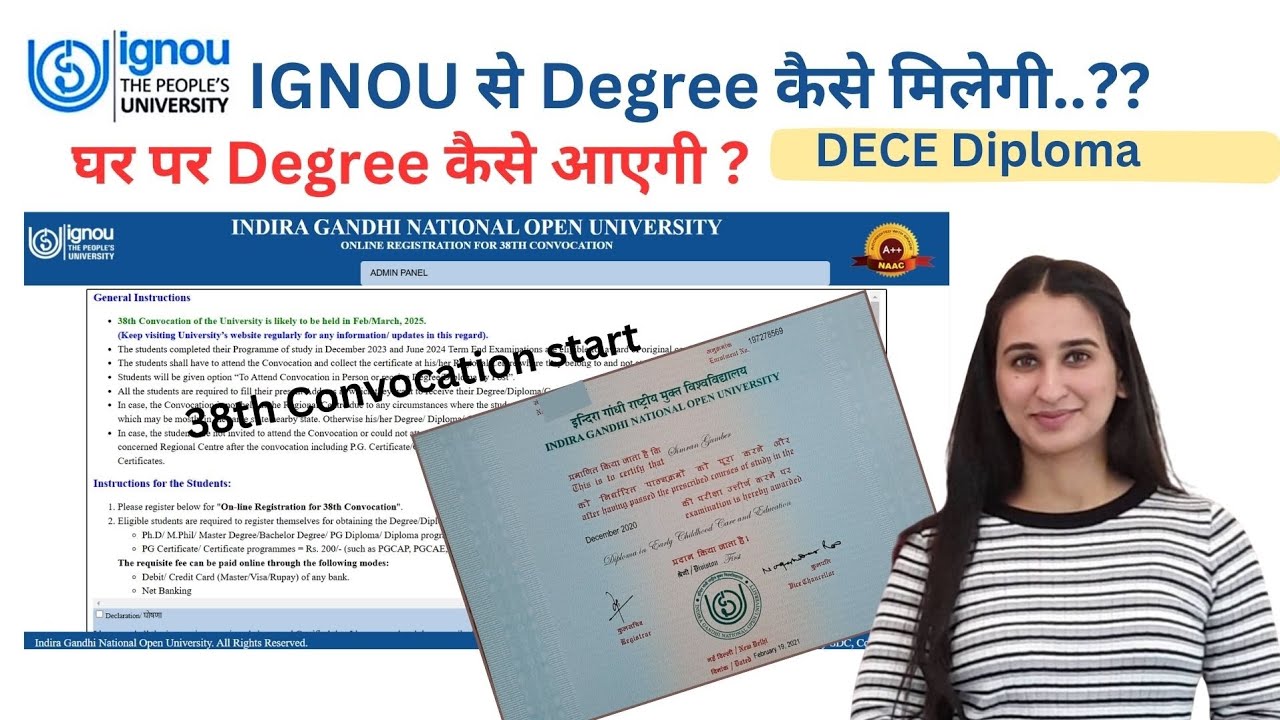 IGNOU Degree Registration 2025 Level Up Learning Simran Gumber