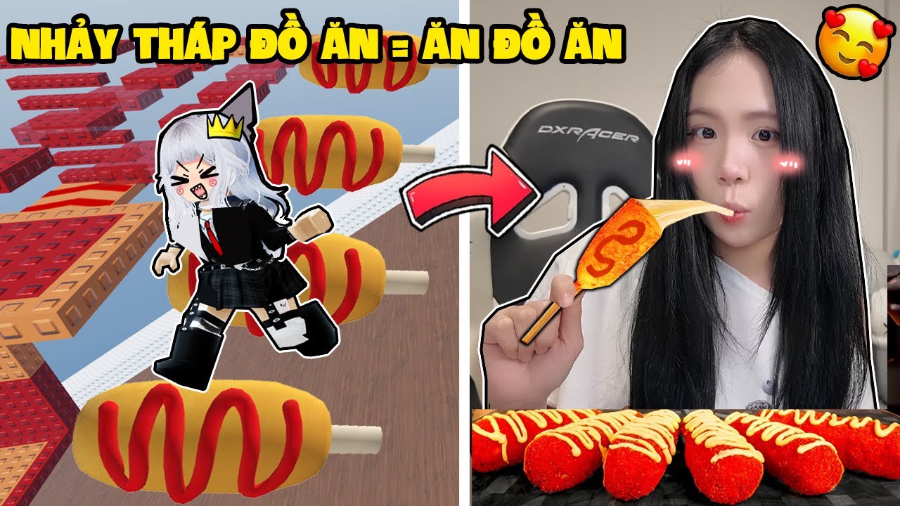 SAMMY NHẢY THÁP ĐỒ ĂN  = ĂN NGOÀI ĐỜI !