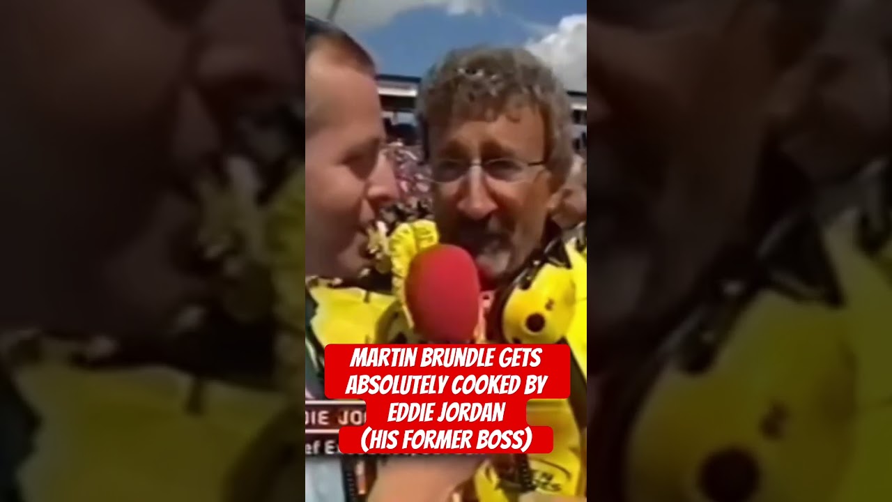 Martin Brubdle gets cooked by Eddie Jordan (His former boss) #f1 #formula1