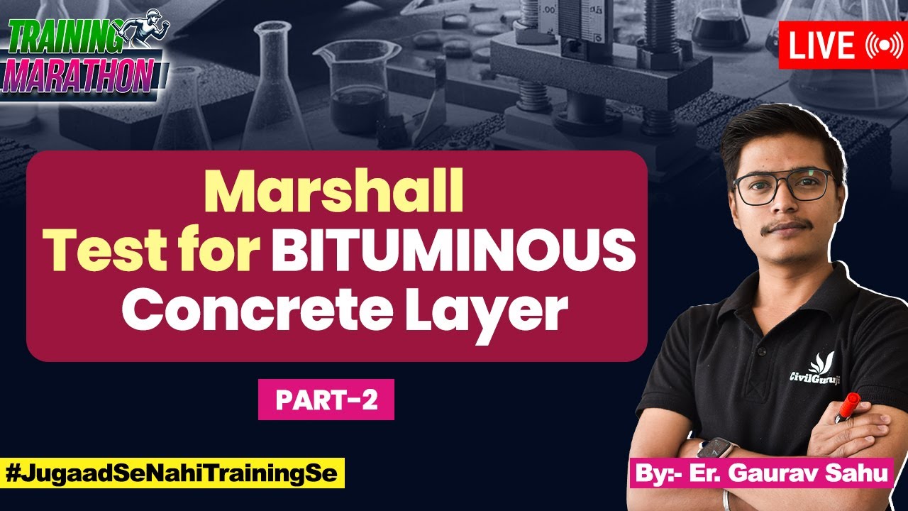 Marshall Stability Test for Bitumen ( Part-2 ) | Marshall Method of Mix Design & Calculation