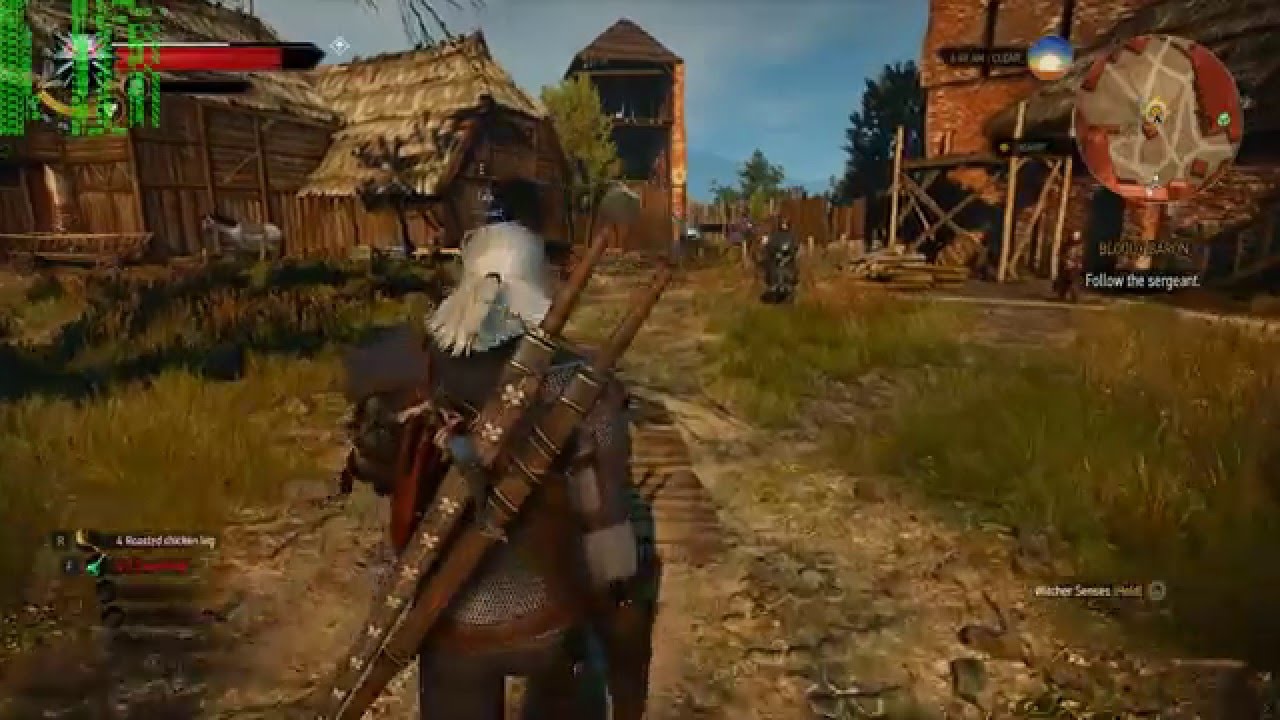 The Witcher 3 (TW3) - Sapphire R9 Fury X - 4K Ultra Gameplay Performance