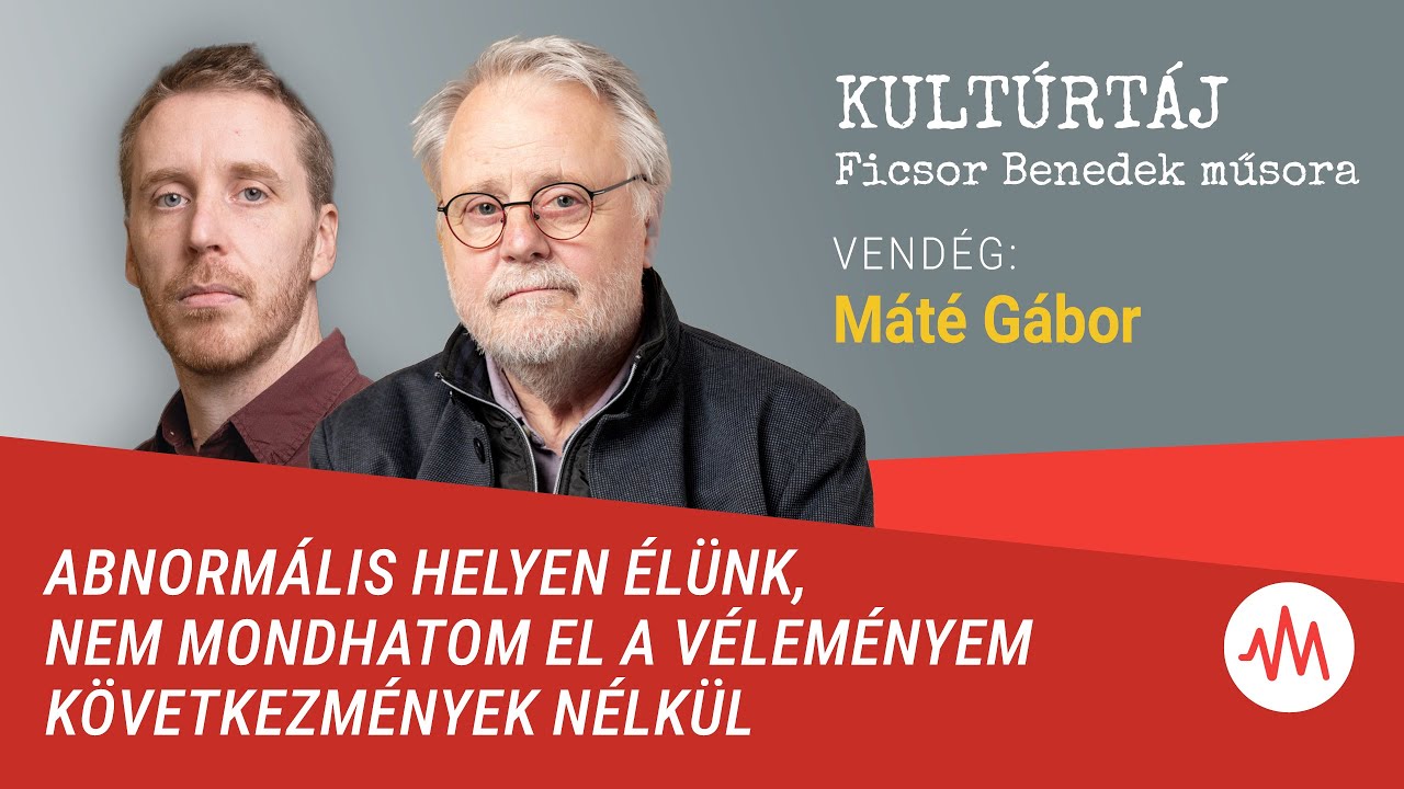 Máté Gábor: Abnormális helyen élünk, nem mondhatom el a véleményem következmények nélkül – Kultúrtáj