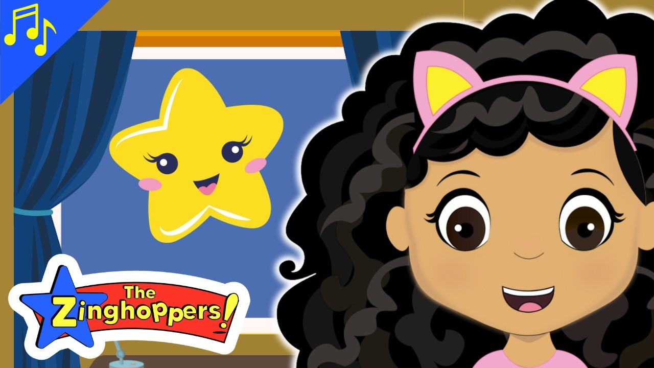 Twinkle, Twinkle Little Star (Lullaby Version)| Kids Songs + Nursery Rhymes |&nbsp;The Zinghoppers