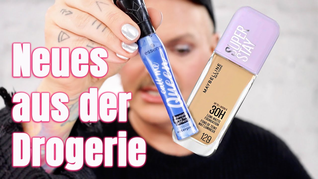 Drogerieprodukte im Test: Maybelline Lumi Matte Foundation und Essence Lash Queen Waterproof Mascara