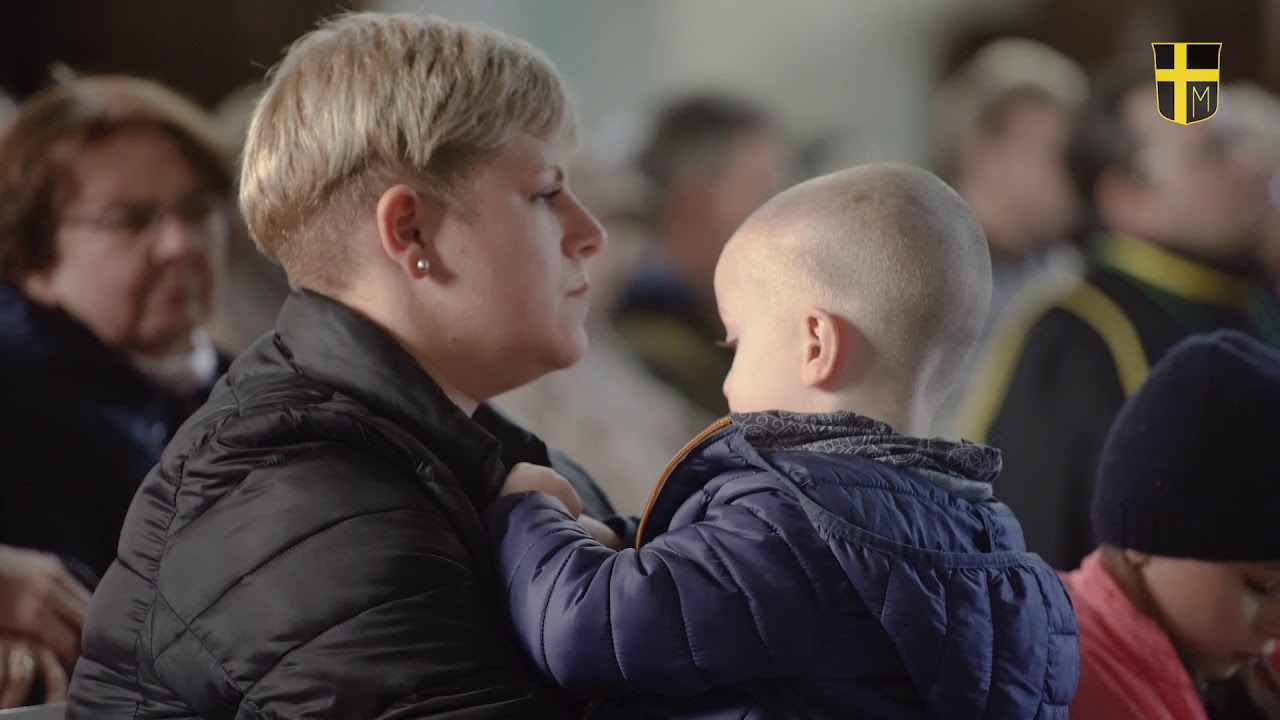 Rycerze Jana Pawła II - Erygowanie Chorągwi Św. Jana Pawła II w Luboniu