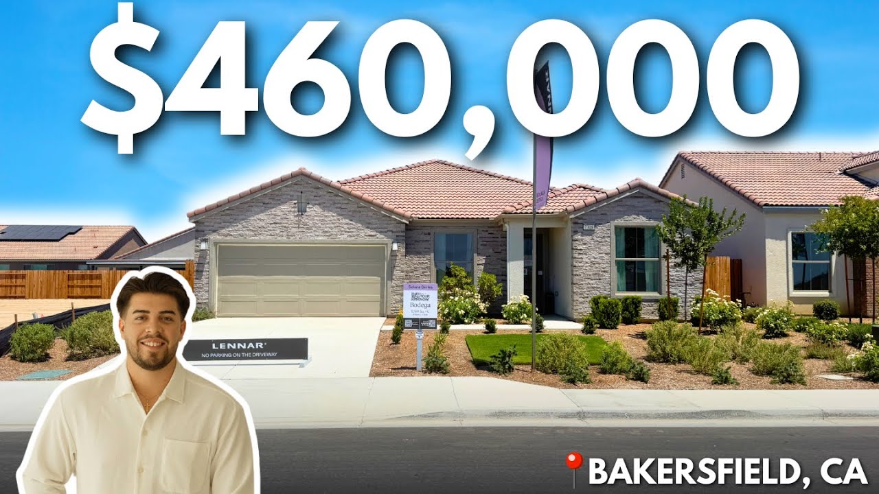 STUNNING 5 BEDROOM NEW CONSTRUCTION HOME IN BAKERSFIELD, CA!!! | $460,000