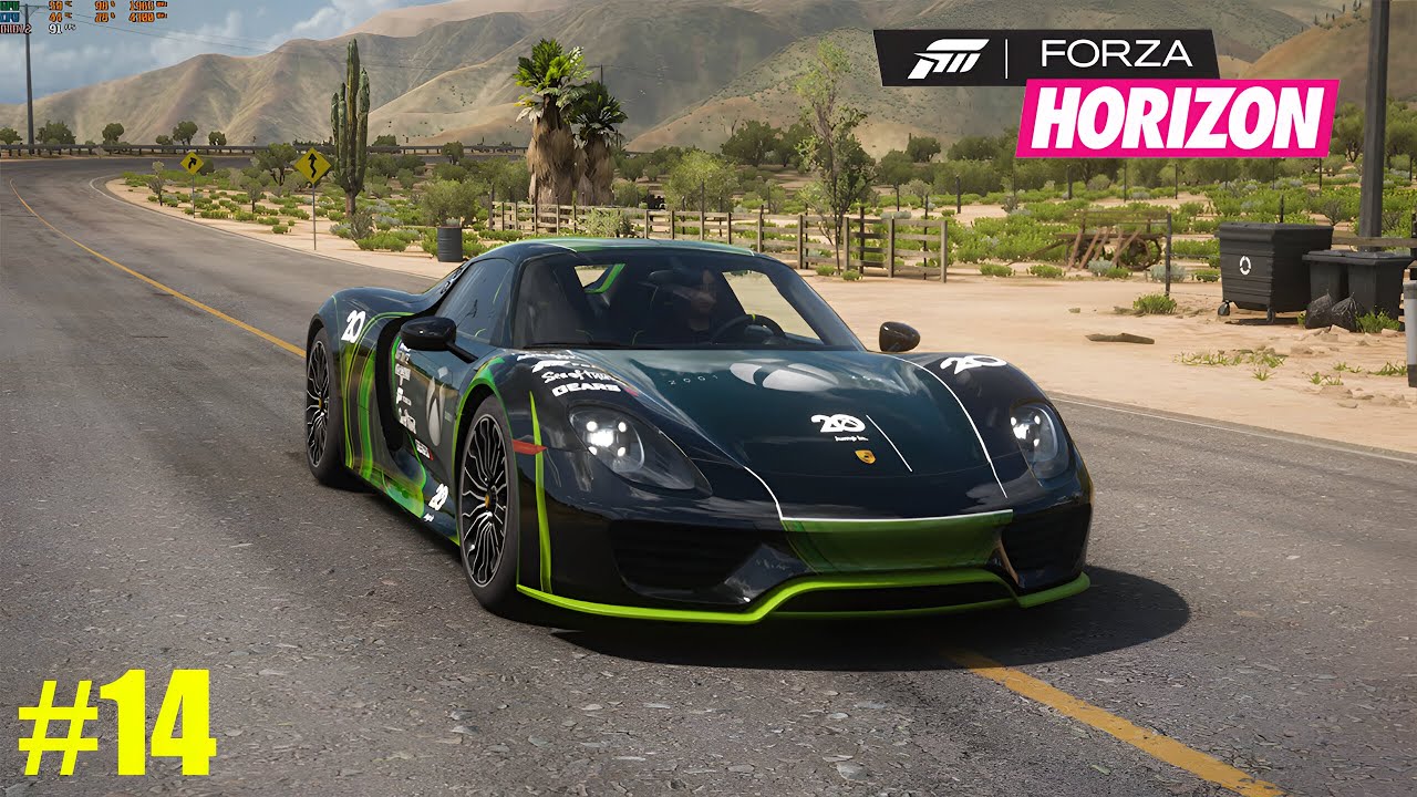Porsche 918 Spyder Epic Drive 🔥🏎️ | Forza Horizon 5 Gameplay | Akshay Tiwari Gaming #14