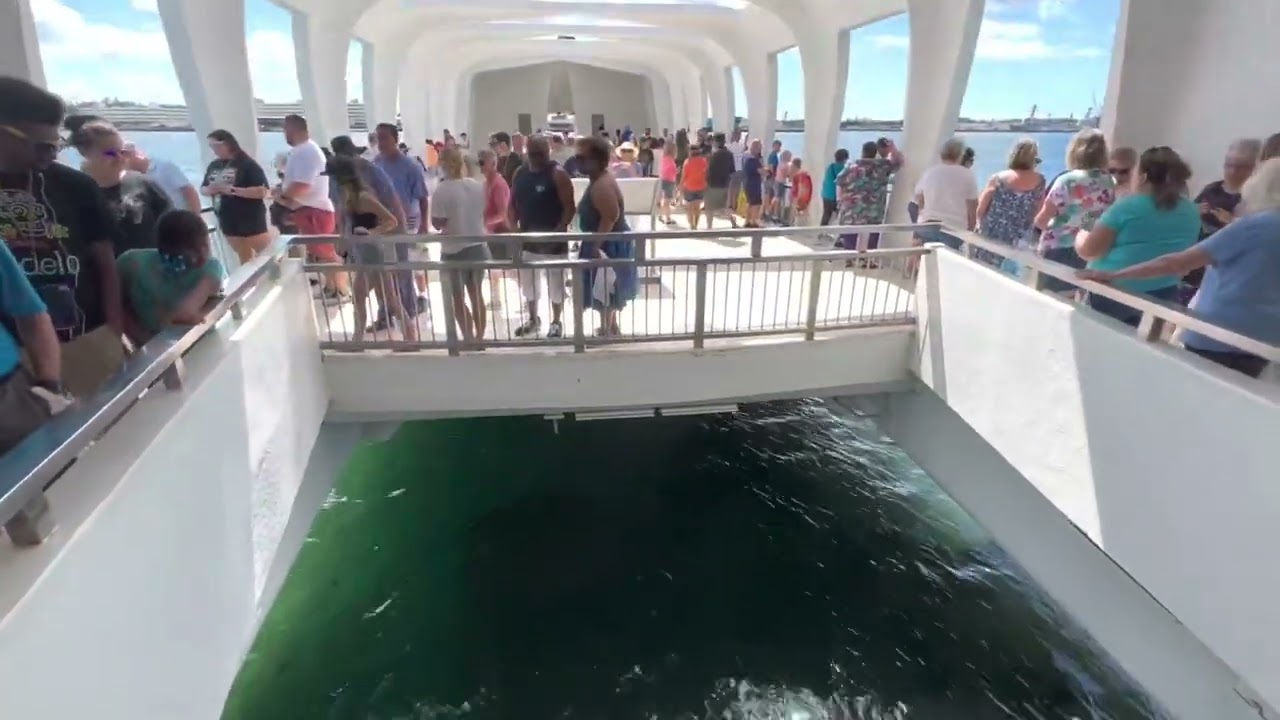 Arizona Memorial in Pearl Harbor.