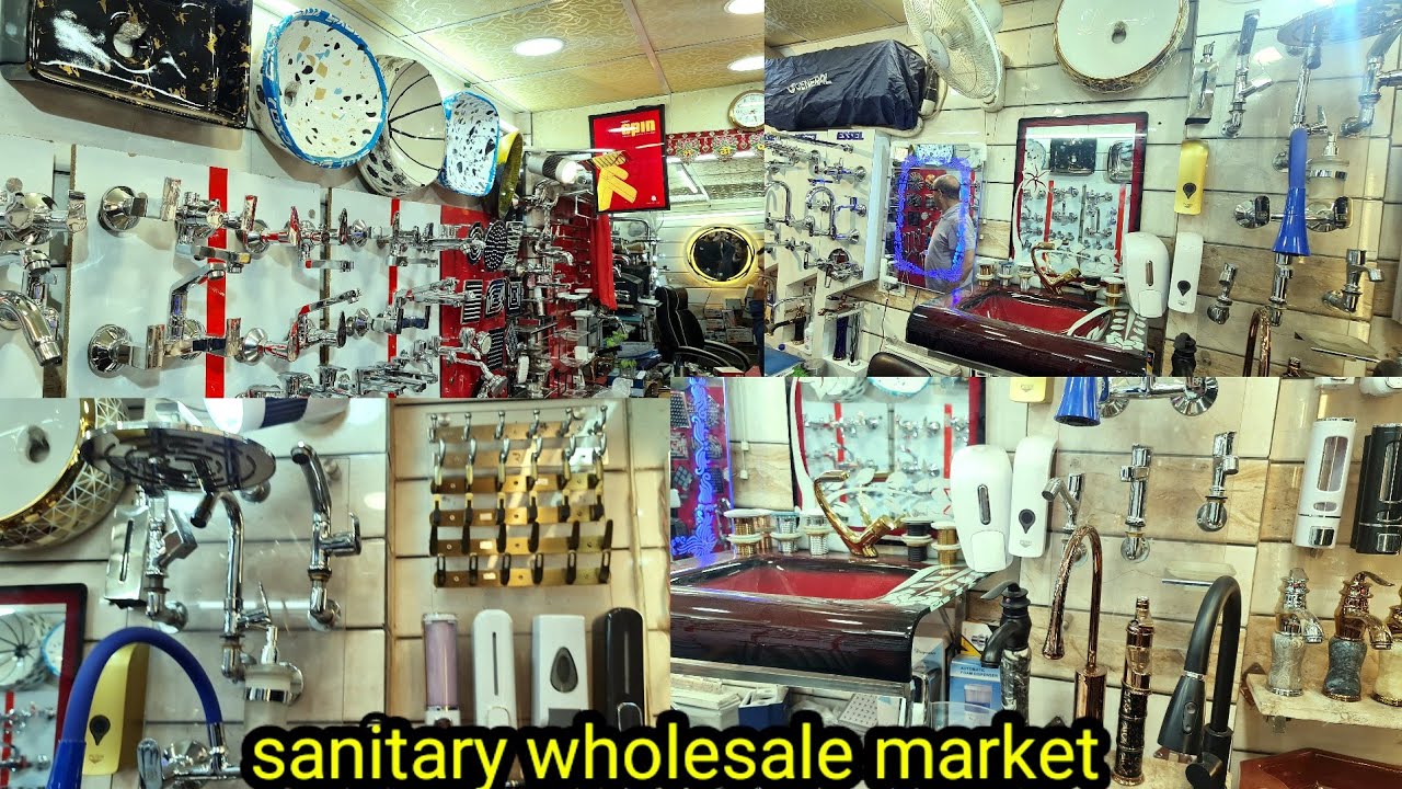 Chawri bazaar  sanitary bath fittings wholesale market| bathroom fitting wholesale market